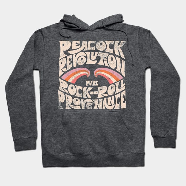 Peacock Revolution Pure Rock And Roll Provenance Hoodie by Foster and Tara